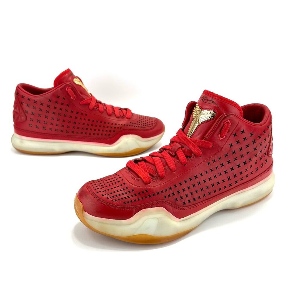 Nike Kobe X 10 Mid EXT 2015 Basketball Shoes Men Sz 13 University Red 802366-600 - Picture 16 of 16